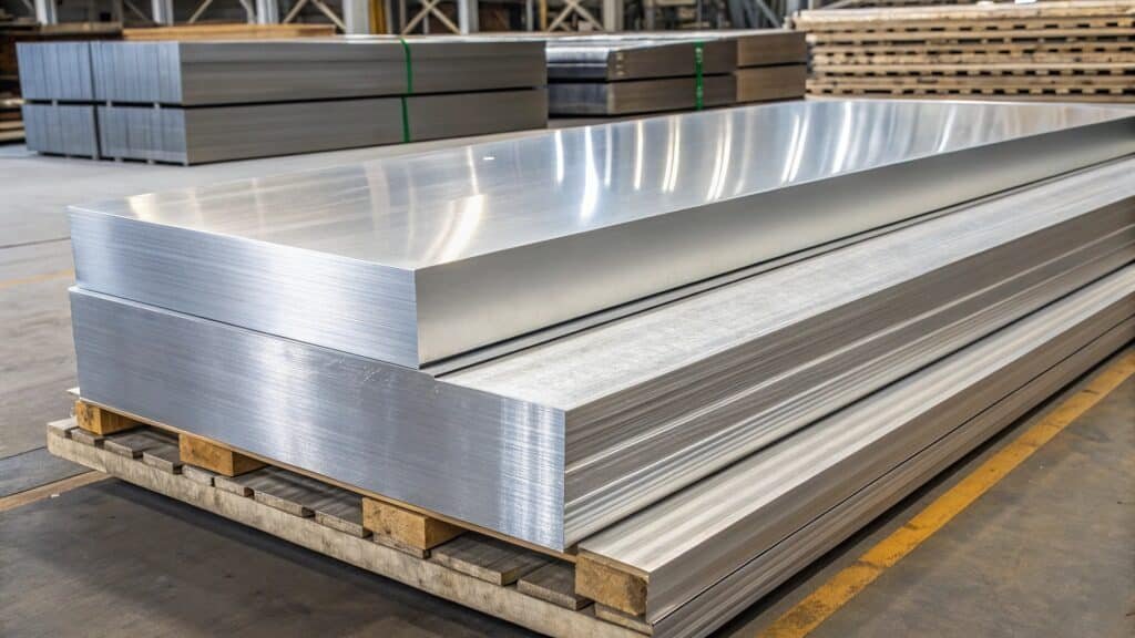 alt with keywords: examples of 6061 aluminum extrusions like L-shapes, T-slots, and tubes